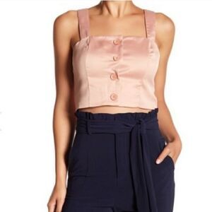 Do+Be Satin Crop Top